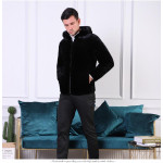 Blackglama Men's Sheared Mink Fur Coat (Genuine Full-Pelt Mink)